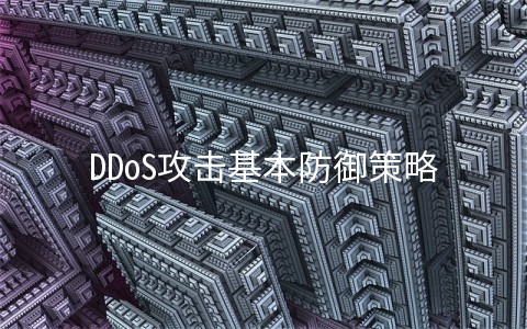 DDoS攻击基本防御策略