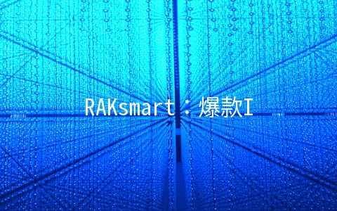 RAKsmart：爆款I3-2120仅$30限量秒杀，站群产品超低价持续热卖，爆款VPS仅$ 1.99