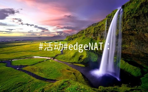 #活动#edgeNAT：愚人节促销，香港、韩国、美国CN2线路，全场月付7折，年付6折