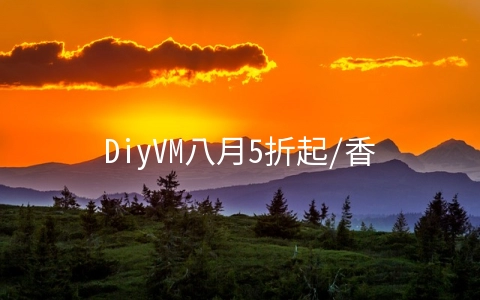 DiyVM八月5折起/香港2G内存月付69元/CN2线路