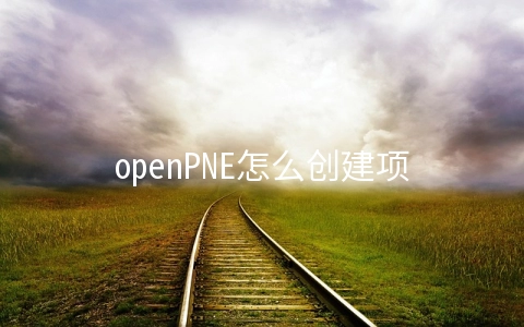 openPNE怎么创建项目 - 编程语言