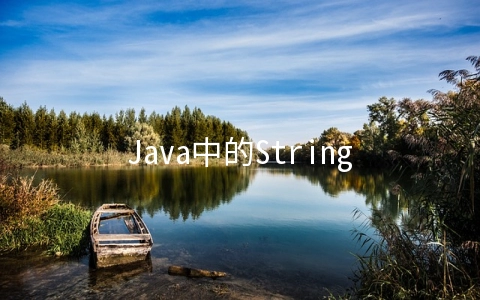 Java中的String对象 - 编程语言