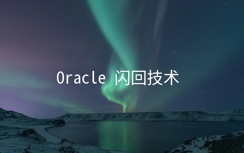 Oracle 闪回技术 - 数据库