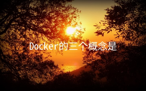 Docker的三个概念是什么