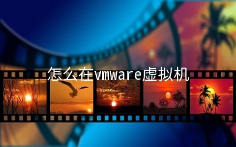 怎么在vmware虚拟机中安装Linux系统、