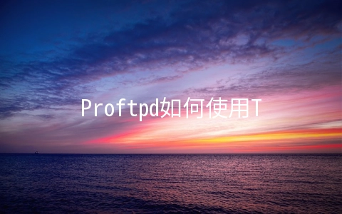 Proftpd如何使用TLS/SSL