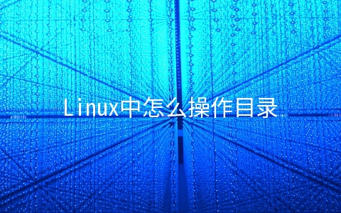 Linux中怎么操作目录结构