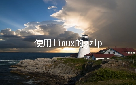 使用linux的gzip命令压缩和解压文件