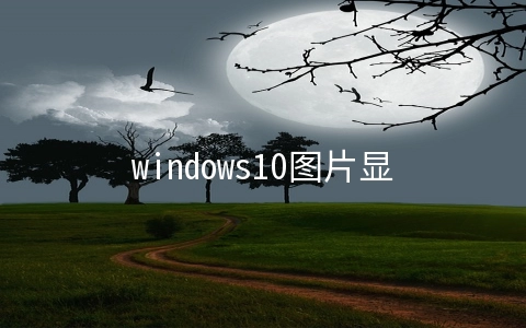 windows10图片显示服务器运行失败，怎么解决？ (图片服务器）