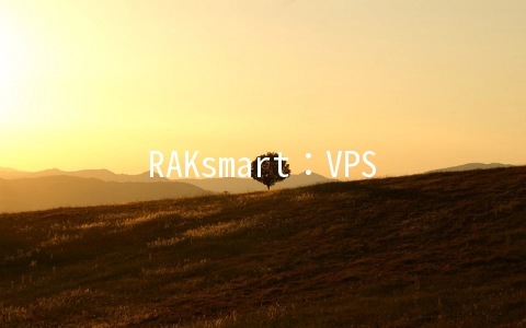 RAKsmart：VPS秒杀$0.99/月起,云服务器秒杀$1.99/月起,香港/日本/韩国/德国/美国机房
